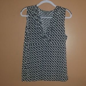 Black and White Blouse